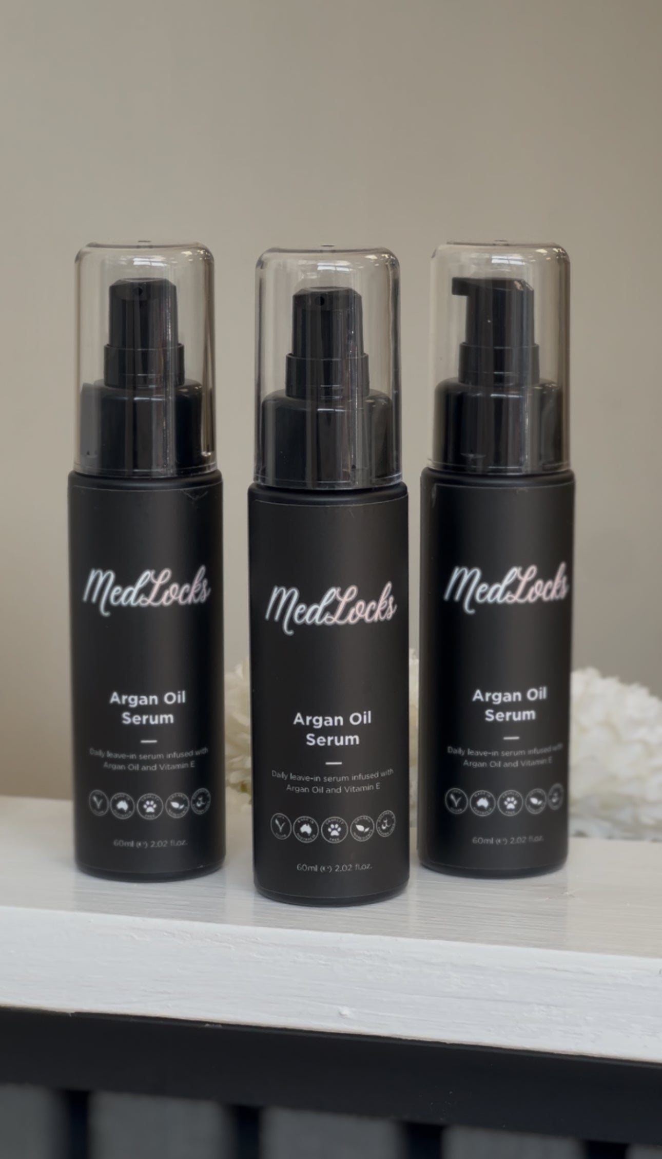 Medlocks Argan Oil Hair Serum 60ml